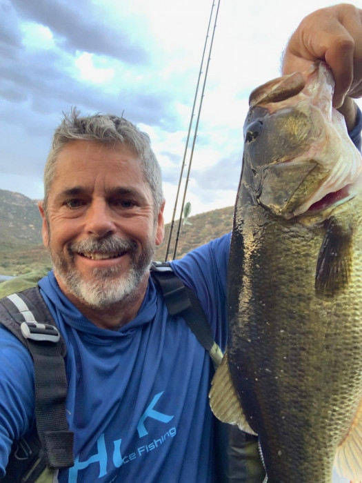 My big fish of the day, 2 pounds, 8 ounces