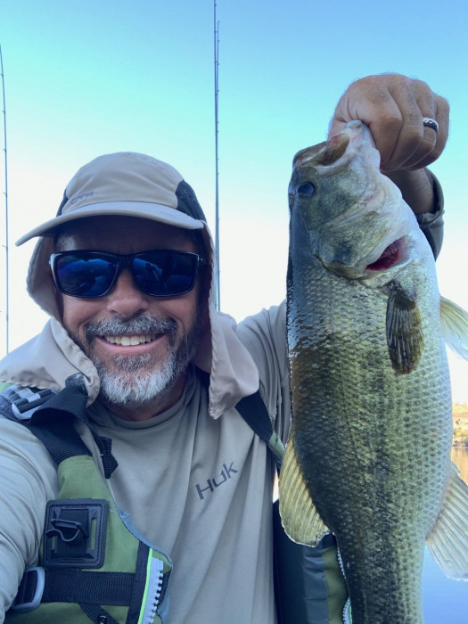 The usual selfie with a decent fish