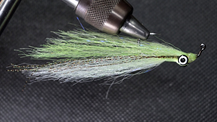 Baitfish Fade material Clouser.